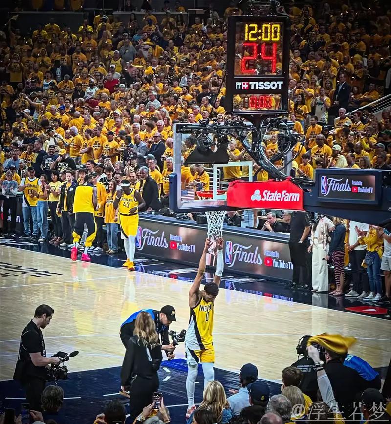 步行者对阵雷霆总决赛：哈利伯顿6月6日精彩表现